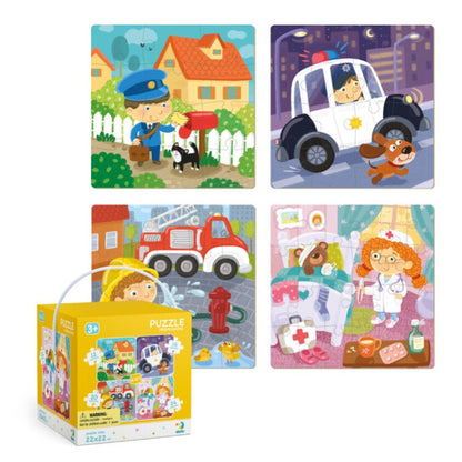 Puzzle 4w1 Moje Zawody DOB0131 40332