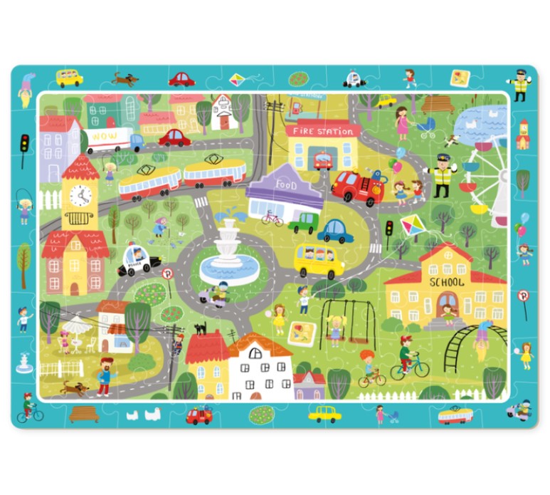 Puzzle 80el Życie w mieście DOB0135 40394