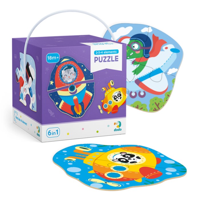 TMT Dodo Puzzle Transport 2-3-4el  40912