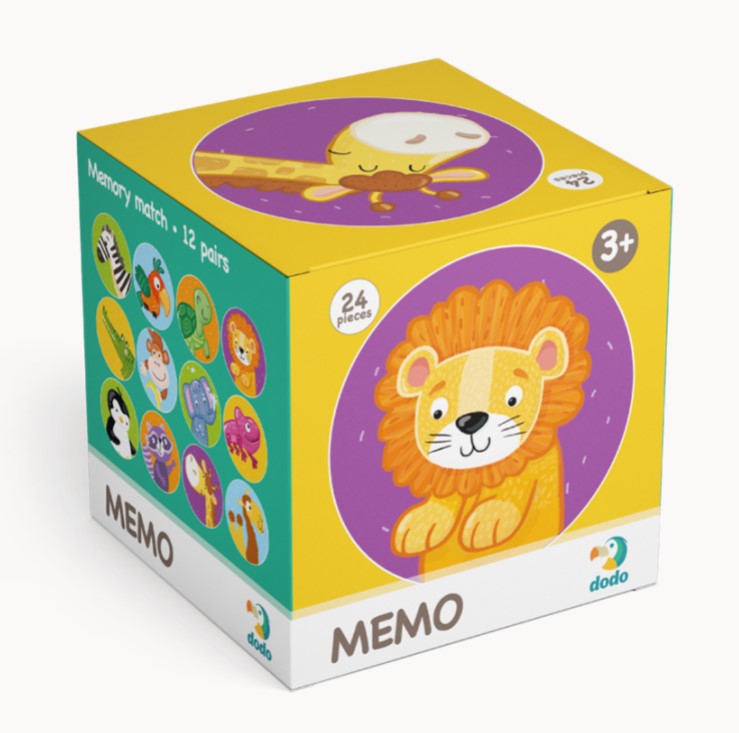 Memo mini Dzikie zwierzęta DOB0929 40929