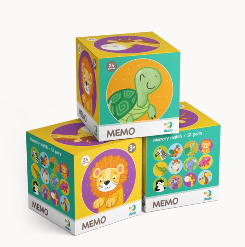 Memo mini Dzikie zwierzęta DOB0929 40929