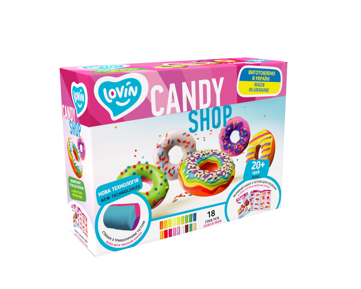 Zestaw ciastolina CandyShop OKT6419 76419
