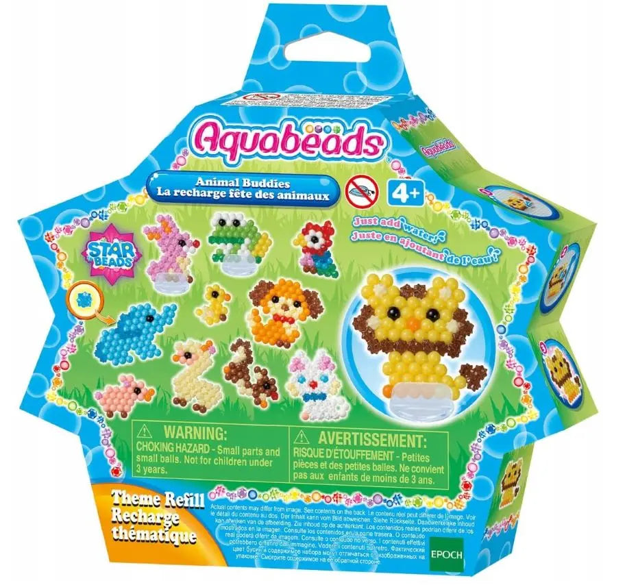 Aquabeads wesołe zwierzątka zestaw uzupełniający