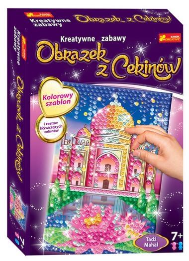 Cekinowy obrazek tadż mahal