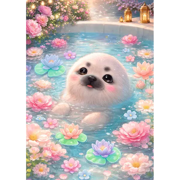 Puzzle Premium Plus Quality, Cuteness Overload 500 el. Słodka foka