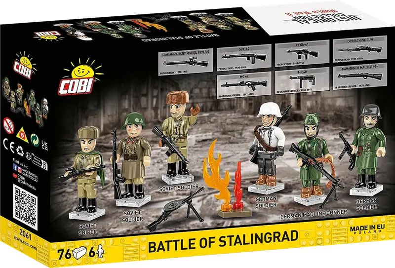 Cobi Historical Collection WWII Battle Of Stalingrad 76 el.