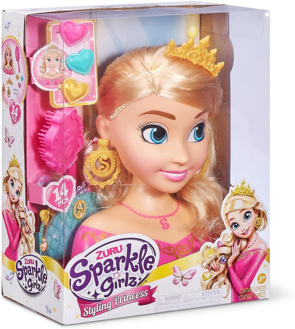 ZURU Sparkle Girlz głowa do stylizacji 10097 05822