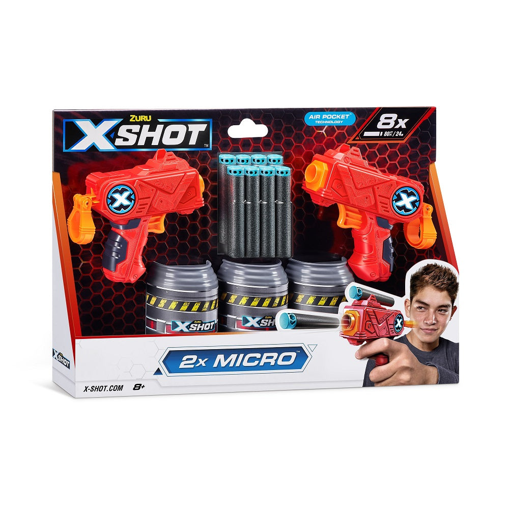 ZURU X-SHOT Double Micro 3 puszki 3621 22003