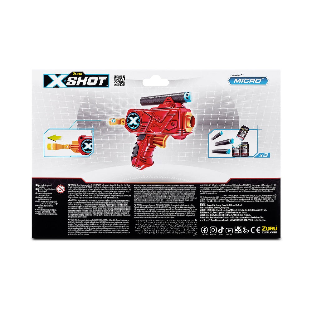 ZURU X-SHOT Double Micro 3 puszki 3621 22003