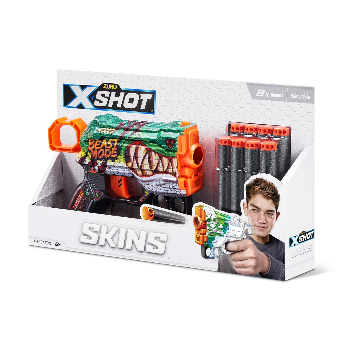 ZURU X-SHOT Skins Menace wyrzutnia 36515G 23772