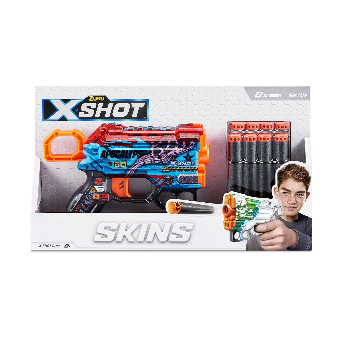ZURU X-SHOT Skins Menace wyrzutnia 36515H 23789
