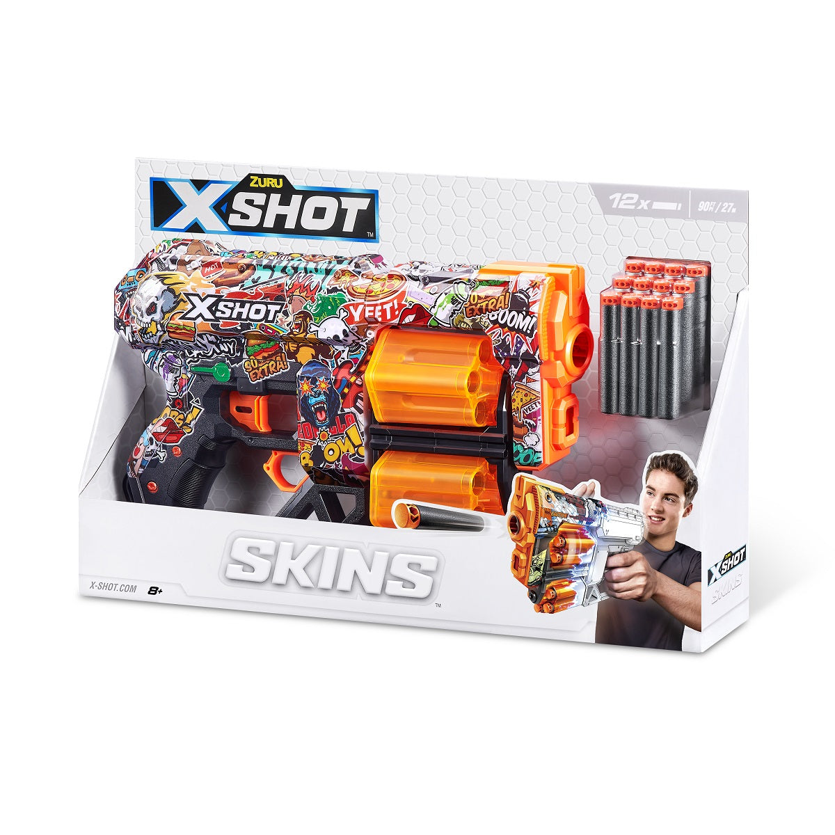 ZURU X-SHOT Skins Dread wyrzutnia 36517H