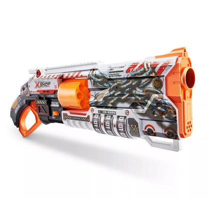 ZURU X-SHOT SkinsLockBlaster Gun 8strz.36606