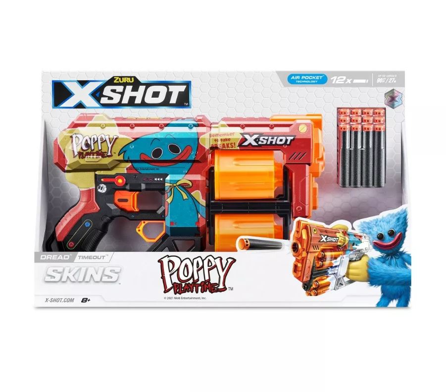 ZURU X-SHOT SkinDread 12strz Timeout 36650G