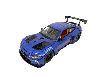 Model BMW M4 GT3 niebieski ze światłem i dźwiękiem