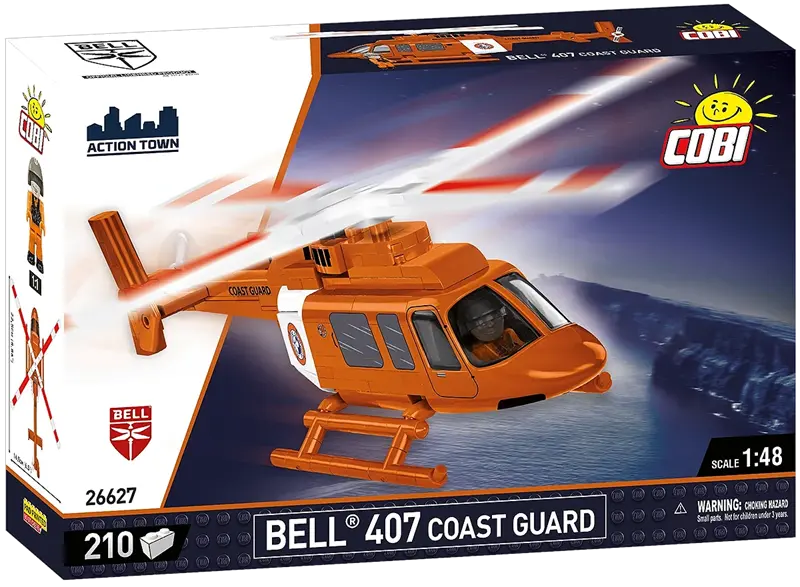 COBI Samoloty cywil.Bell 407CoastGuard 210kl 26627