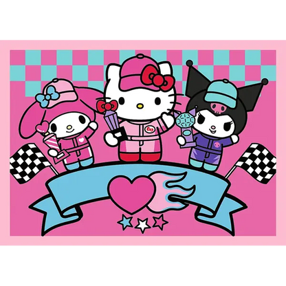 Puzzle 4w1 Sanrio Hello Kitty, Słodkie przygody