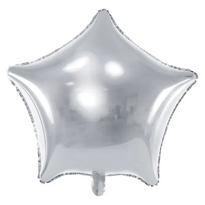 Balon foliowy Gwiazdka 48cm srebrny