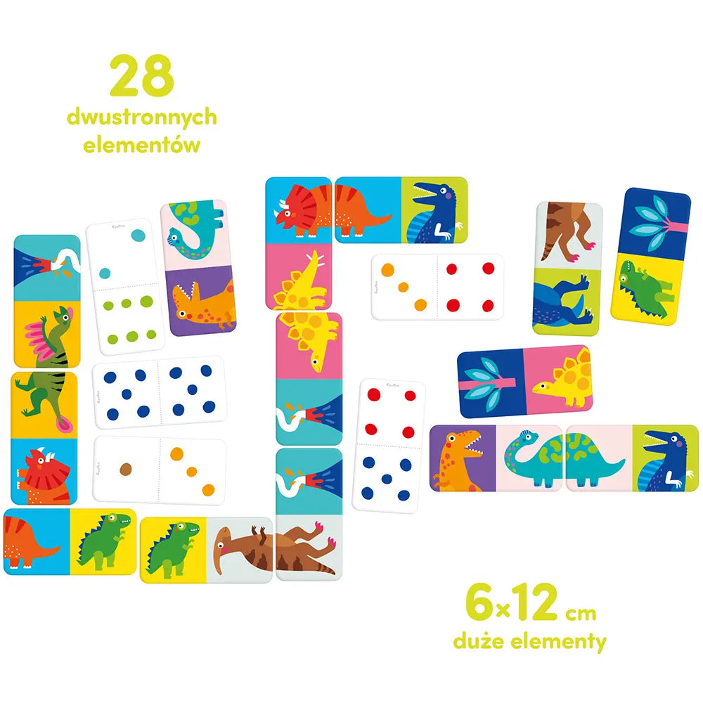 CzuCzu domino Dinozaury 2+