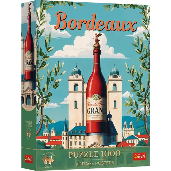 Puzzle Vintage Poster 1000 el. Bordeaux, Francja