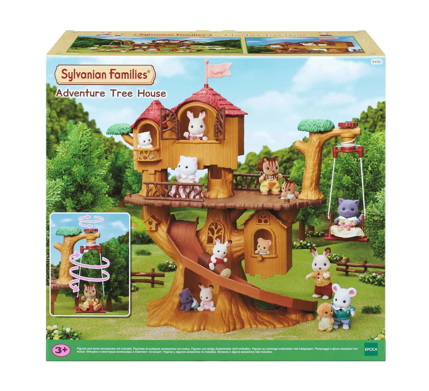 Sylvanian domek drzewo pełen przygód