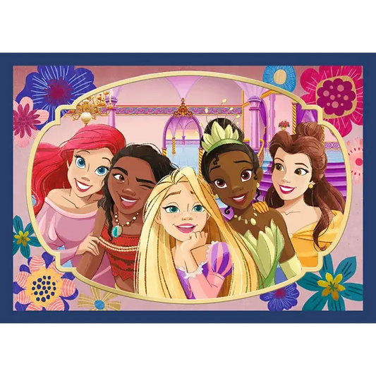 Puzzle Premium Plus Kids, Disney 4 x 88 el. Romantyczne księżniczki