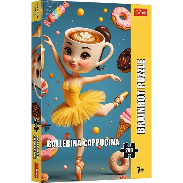 Puzzle 200 el. BrainRots, Ballerina Cappuccina