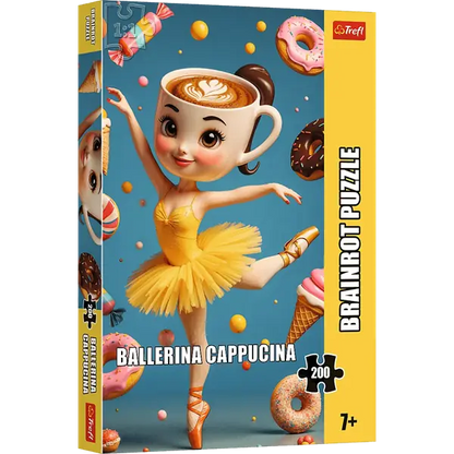 Puzzle 200 el. BrainRots, Ballerina Cappuccina