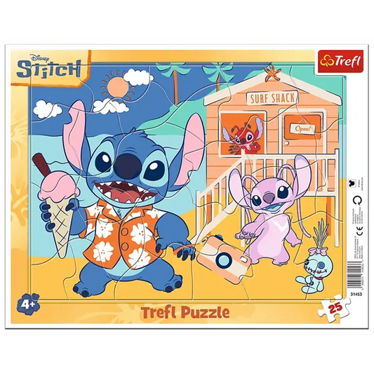 PUZZLE Ramkowe 25 Radosny Stitch / Disney 31453