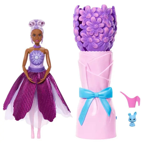 Barbie - Kwiatowa niespodzianka, Fioletowa stokrotka
