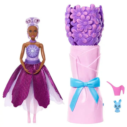 Barbie - Kwiatowa niespodzianka, Fioletowa stokrotka
