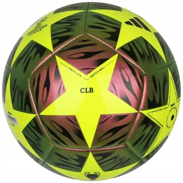 Piłka nożna Adidas Champions League neonowa