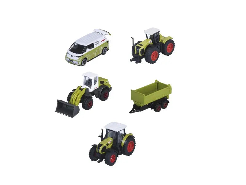 Majorette pojazdy wiejskie Claas 5pak