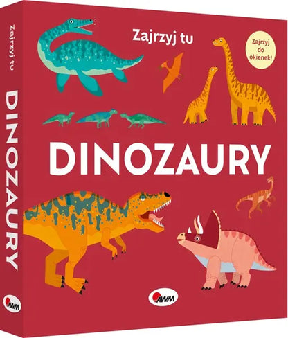 Książeczka z okienkami - Zajrzyj tu. Dinozaury.