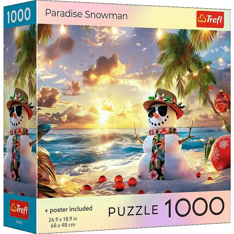Puzzle 1000 el. USA Collection: Paradise Snowman