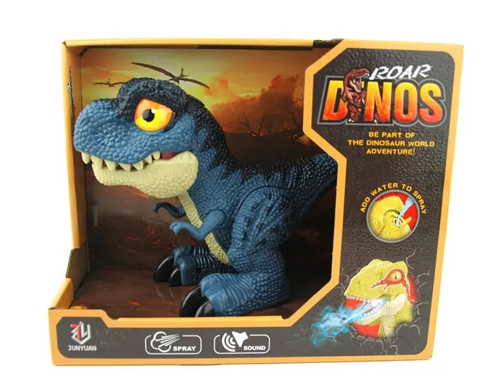 Dinozaur na baterie niebieski