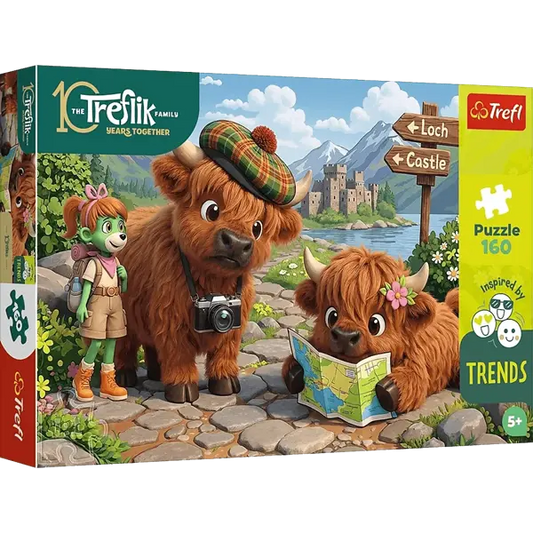 PUZZLE 160 InspiredByTrends Urocza krówka 15449