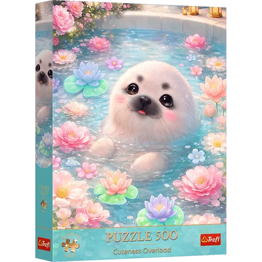Puzzle Premium Plus Quality, Cuteness Overload 500 el. Słodka foka