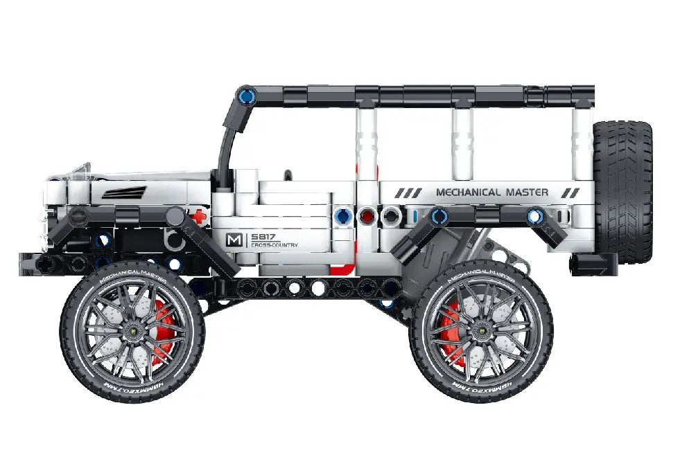 Immaster klocki pojazd off road biały 434 elementy