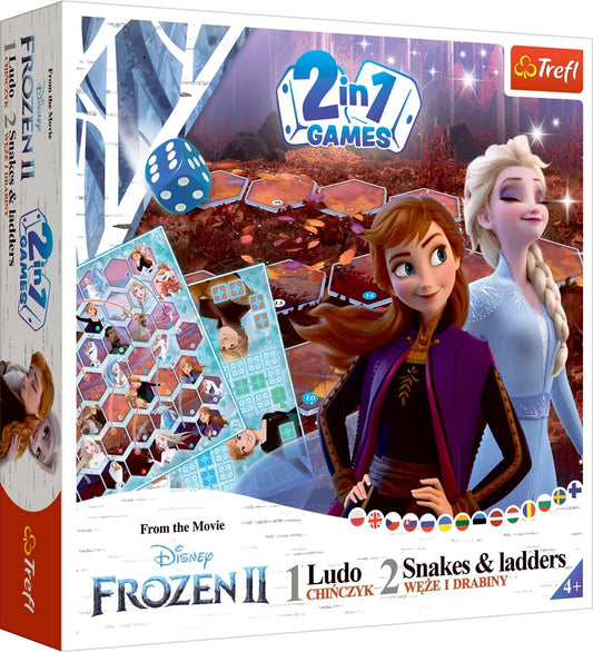 GRA 2w1 Chińczyk / Węże i drabiny Frozen 2