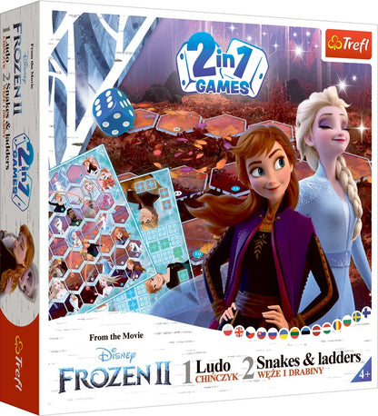 GRA 2w1 Chińczyk / Węże i drabiny Frozen 2