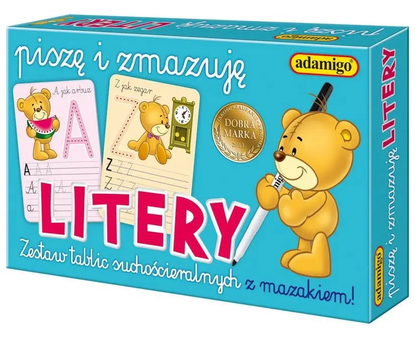 Piszę i zmazuję literki