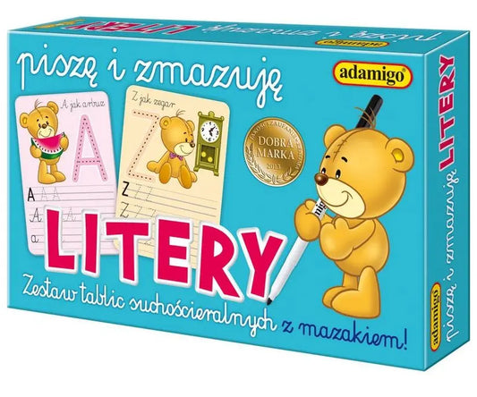 Piszę i zmazuję literki