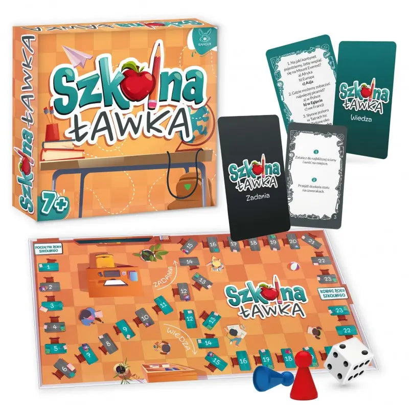 Gra planszowa szkolna ławka