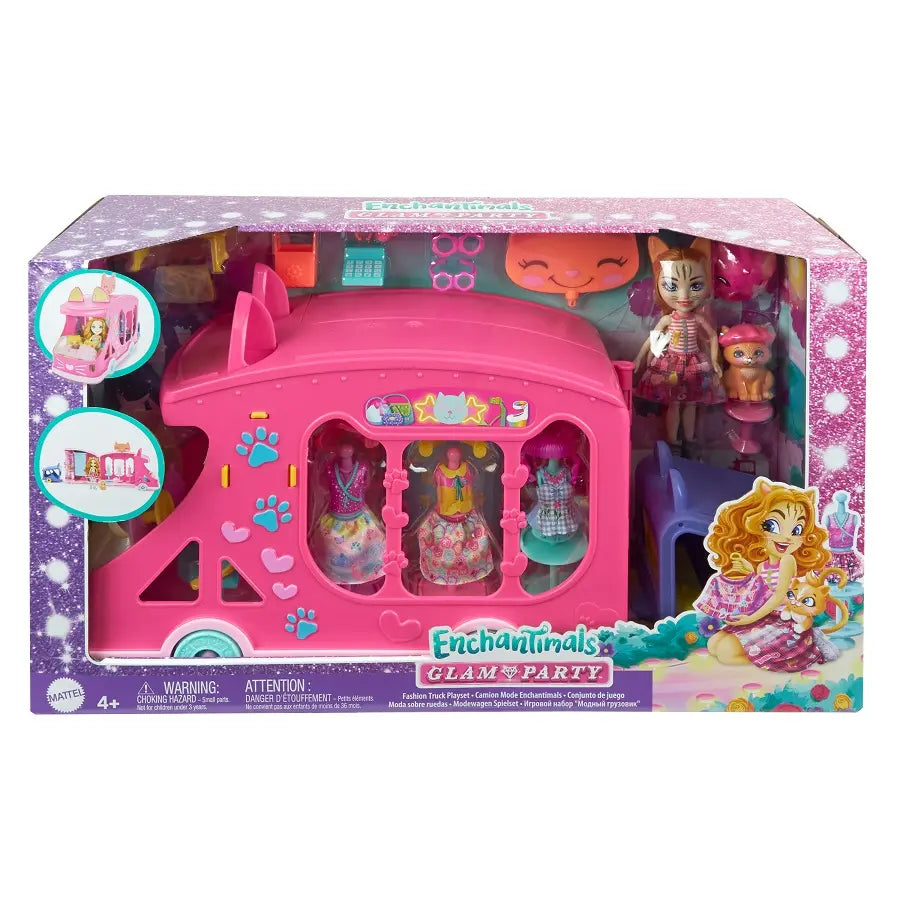 Enchantimals mobilne studio modowe z lalką