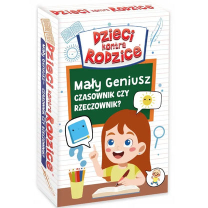 Dzieci kontra rodzice mały geniusz: czasownik czy rzeczownik?