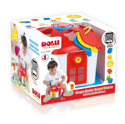 Kolorowy sorter domek