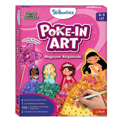 Zestaw kreatywny Skillmatics, Poke - In Art, Magiczne Księżniczki