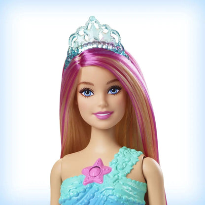 Barbie malibu syrenka migoczące światełka