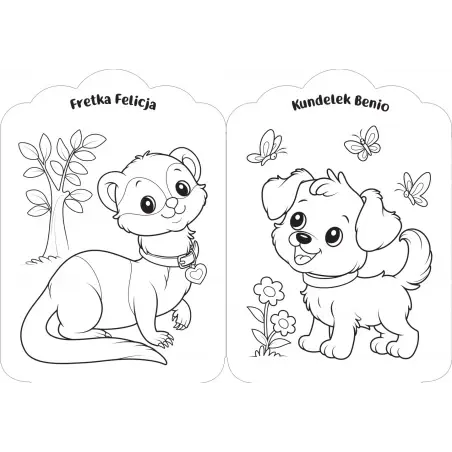 Kolorowanka dla dziewczynek moje pupile